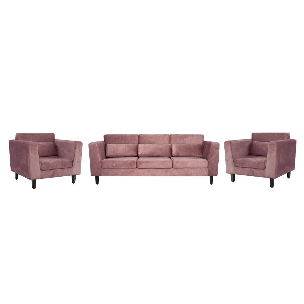 SnoozePro Plus Sofa Set - (3+1+1) Reflection Rose Brown